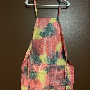 NEW Multicolor tie dye Barbecue Grilling Apron paint art colorful fall